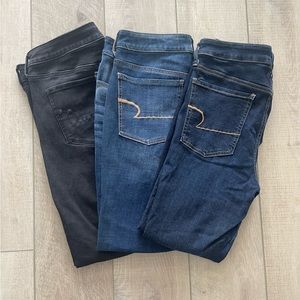American Eagle Outfitters Jeggings Bundle, 14 short, EUC